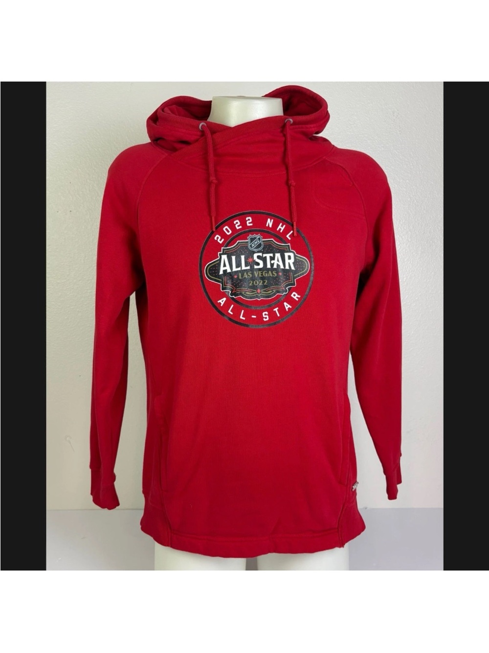 2022 NHL All-Star Game Las Vegas Levelwear Hoodie Red Men's Large